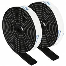 Black Felt Strips With Adhesive Backing, Felt Rolls With Adhesive Pads, And 2 Rolls Of 0.5 X 60 Inches Felt Furniture Strips For Furniture - Black - View 1