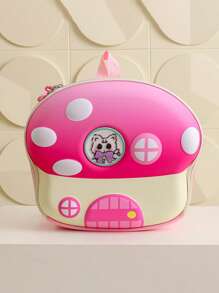 1 pieza Mochila nueva de estilo japonés con estampado de seta, casual y simple, con diseño de cremallera y correas ajustables. Apropiada para la escuela y viajes. Puede acomodar fácilmente los artículos de uso diario. Es un artículo versátil y favorito de la moda. Es apropiado para todos los estilos y ocasiones, y tiene una gran adaptabilidad de estilo.