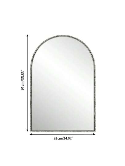 Wand Spiegel Hanging, Arched Shape Various Rooms Solid Metal Frame view 4