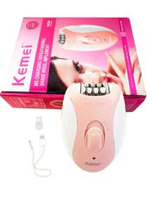 Kemei Kemei marque KM-189B épilateur femme aisselles épilateur électrique pour dame USB Rechargeable sans fil femmes tondeuse à cheveux pour aisselles, jambe, partie privée cheveux enlever la Machine