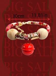 Collana da esterno profumata per gatti e cani, colore rosso