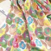 0,5 m/1 m/2 m/3 m/4 m/5 m * 145 cm Tela con estampado floral acuarela estilo Liberty, suave y duradera, adecuada para ropa de moda/camisas/bolsos, costura DIY, decoración del hogar, accesorios hechos a mano