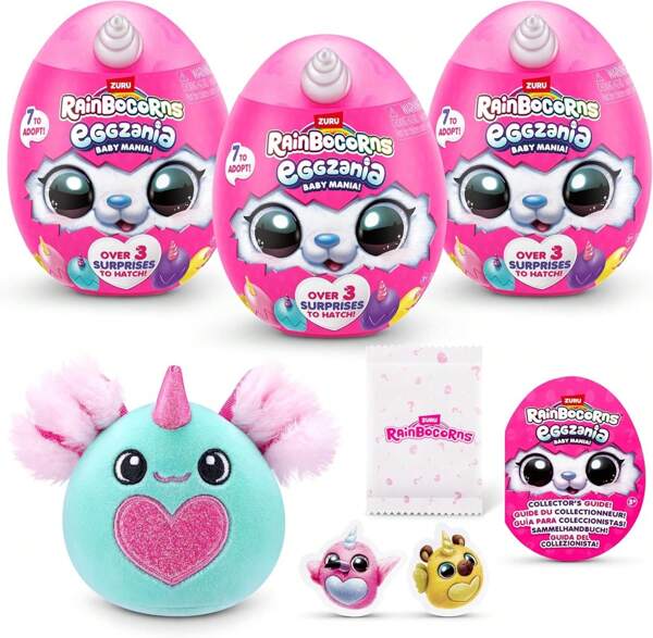 ZURU Mini Einhorn Ei Überraschungsbox - 7 Stile süßer magischer Einhorn Puppen, perfektes Weihnachts-/Geburtstagsgeschenk für Sammler und Geschenkliebhaber