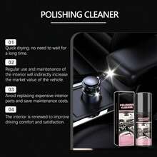 Polishing Cleaner,Car Interior Cleaner - Car Interior Detail Polishing Cleaner, Interior Detail Spray, Cleaning,Decontamination, Interior Multi-Purpose Car Cleaner 100ml