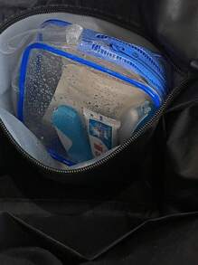 Bolsa de Viagem Multiuso, Bolsa de Armazenamento de Roupas de Grande Capacidade Unissex com Alça de Ombro Destacável e Ajustável, Adequada para Esportes, Fitness, Bolsa de Viagem para Acessórios Escolares e Materiais Escolares