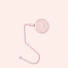 1pc Morandi Color Desktop Hook, Backpack Hook, No Adhesive Required, Rotatable, Exquisite Hook, Fashionable Desktop Hook, No Drilling Required, Exquisite Gift, Convenient To Carry, Simple Hook, Office Supplies,School Supplies,Back To School