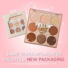 ColourPop Going Coconuts Nude Eyeshadow Palette - Cool-Toned Brown Eye Makeup Palette With 9 High-Pigment Matte And Shimmer Eyeshadow Finishes - Ultra-Velvety, Long-Wearing Formula (0.3 Oz) - 感覺很溫暖 - 查看 2