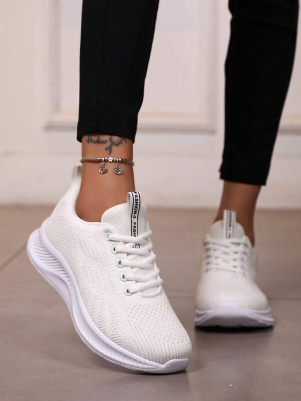 Women's Road Race Running Shoes, New Mesh Breathable Super Light Shock Absorption Soft Sole Jogging Shoes, Suitable For Jumping Rope, Casual, Outdoor, Office