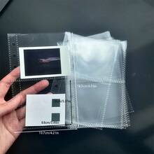 A6, A7, M5 Größe transparente matte Loseblattordner, tragbares Faltbare Reise Notizbuch, DIY anpassbarer Einband, geeignet für Haushaltsbücher, Geldbörsen, Fotoaufbewahrung, Büroartikellagerung, verschiedene Größen erhältlich