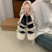 Women Flats - Black - View 8