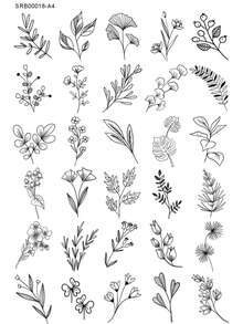 3pcs/6pcs/9pcs/12pcs A4 Size Blank Water-Soluble Embroidery Stable Paper - Printable Medium Weight Paper - Suitable For Manual And Machine Embroidery, Compatible With Printing And Drawing Patterns. Suitable For Manual Sewing Enthusiasts And Beginners. - Multicolor - View 15