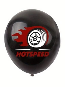 Hot Wheels 17/10PCS Hot Wheels Theme Balloons Party Decor, Full Set Birthday Banner & Assorted Racing Car Balloons For Teens Birthday Event