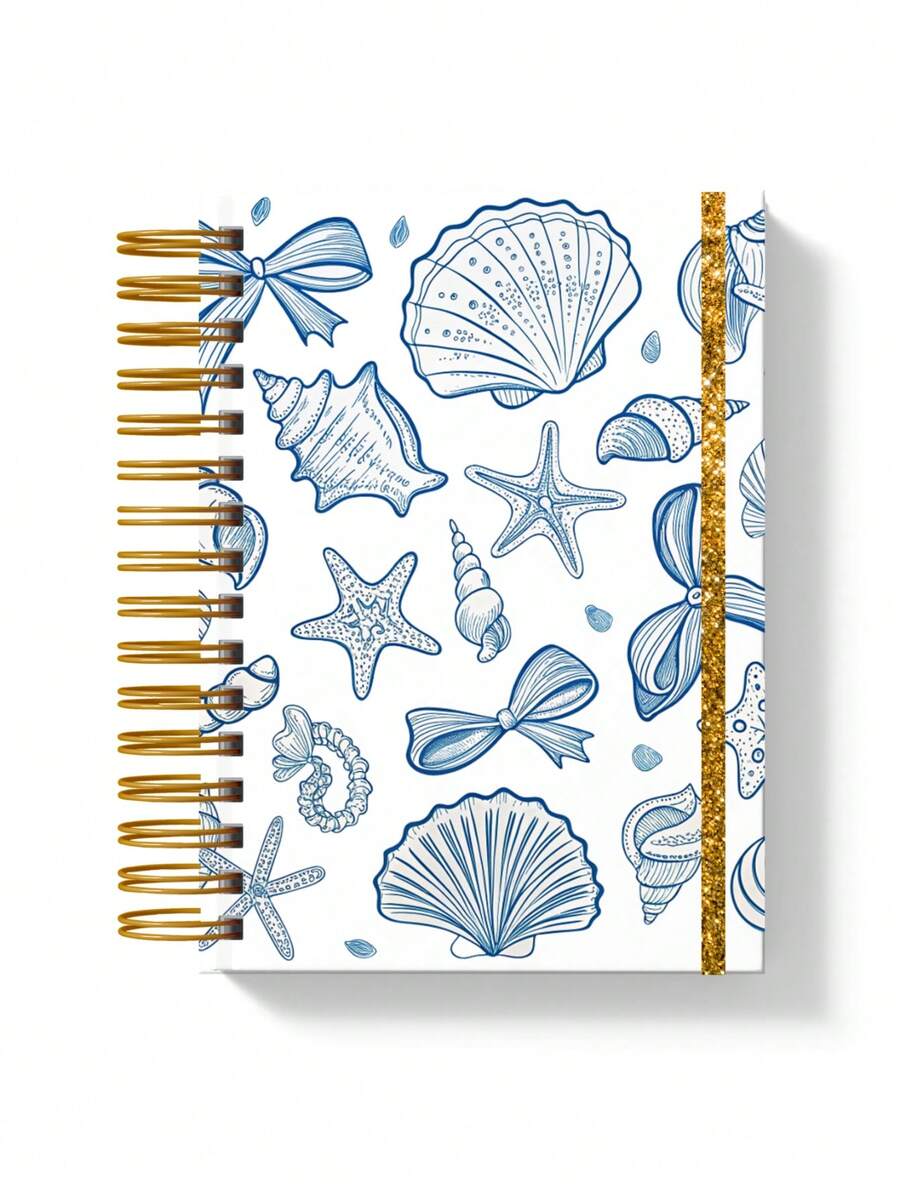 Moreih Paper Premium Notebook 200 Pages (100 Sheets) A5 - Gold Seabed - View 1