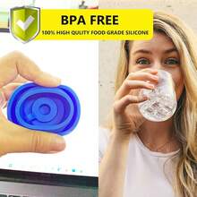 3 And 5 Gallon Jug Cap Reusable,Silicone Gallon Caps 55mm Bottle And Dispensers,Non-Spill 5 Gal Jug Cap Cover, Patented(3 Pack)