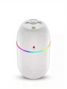1pc Lucky Color USB Humidifier With Mist Function, Anti-Allergy Atmosphere Light, Suitable For Bedroom, Living Room, Desk, Car - Light Beige, Long-Lasting Mist, Night Light, Auto Shut-Off, Large Mist Volume, Desktop Humidifier | Decorative Light Strip | - Multicolor - View 12