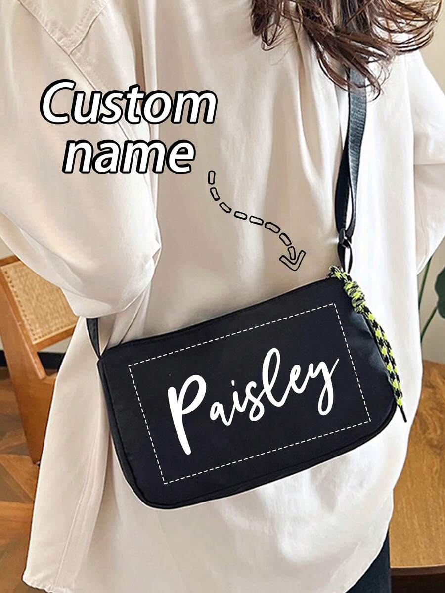 时尚便携式斜挎包腋下可调节单肩包，手提包女士手拿包，大容量斜挎包可定制名称，时尚单肩包，斜挎包，PU单肩手提包，单肩包，钱包带可调节肩带，适合工作、购物和旅行