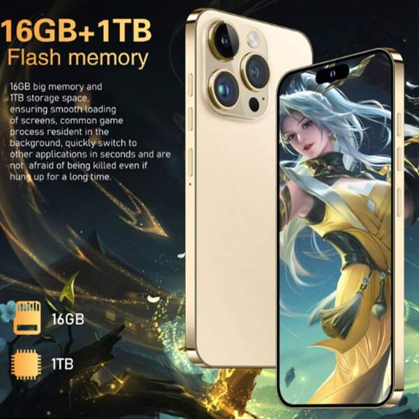 I15 PROMAX: 16+1TB 7,3-Zoll-Smartphone mit Android 10 und 16+1TB – ein Bestseller aus Lingdong Island.