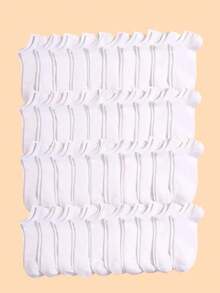 40 paquetes Calcetines unisex de unicolor calcetines tobilleros suaves y ligeros para hombres y mujeres Calcetas paquete Algodón Deportivos Casual - Unico - Ver 16