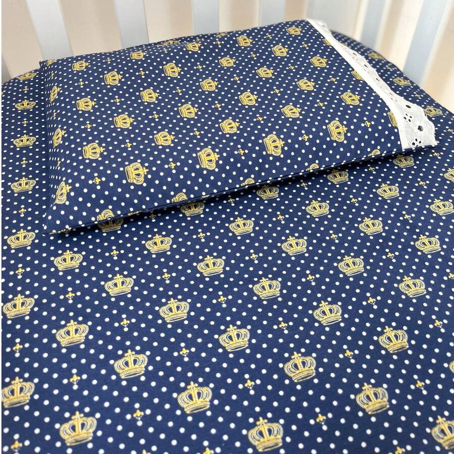 Laura Baby 2-Piece Sheet Set For American Standard Crib Or Mini Crib 100% Cotton - 金冠 - 查看 1
