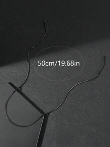Stainless Steel Men's Black Snake Necklace Simple Vintage Fashion Style Suitable For Daily Wear Party Jewellery Music Festival Jewellery