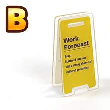 Acrylic Desk Sign "I Will Be Back In 10 Minutes, But If I Don't Come Back, Please Read This Sign Again" Humorous Office Decoration, Unisex Colleague Gifts, Multifunctional Room With Various Slogan Decorations.Desk Accessories,Desk Accessories Office,Office Decor,Office Decor And Accessories, Room Decor Home Decor Ornaments Home Miniature Things