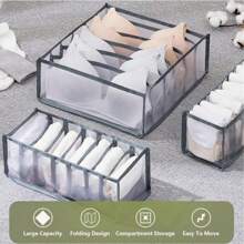 Bra Drawer Organizers, Underwear Wardrobe Organizers Divider, Storage Bins, Closet Organizers And Storage Boxes, Foldable Closet Storage Box For Underwear Bra Socks