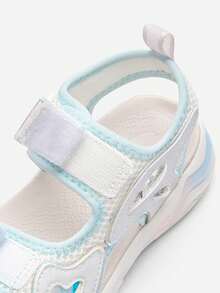 Balabala 儿童运动凉鞋女童鞋2025夏季新款透气网眼防滑户外 - 花白色調 - 查看 10