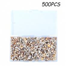 20克/500个混合天然小贝壳，适用于手工制作，多种颜色迷你贝壳，海螺，可用于创意项目和装饰展示，天然材料