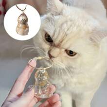 1pc/6pcs Cat Hair Keepsake Memorial Capsule - Transparent Gacha Ball Keychain Pendant For Preserving Beloved Kitty Fur - Pet Loss Remembrance Gift For Cat Lovers