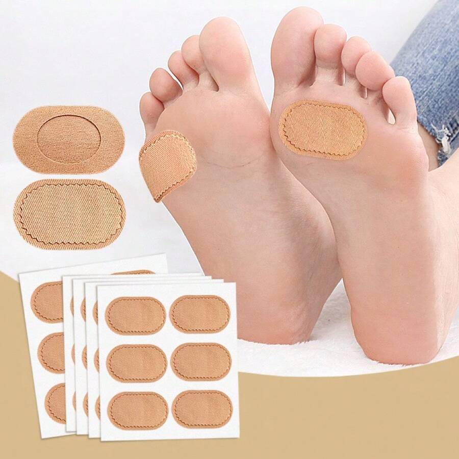 1 Stück Hühneraugen Pflaster, selbstklebende Anti-Reibungs-Fußpolster für hohe Absätze, Sandalen, Sportschuhe