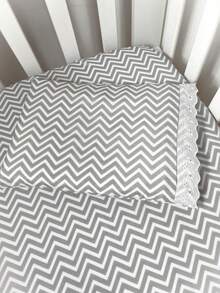 Laura Baby 2-Piece Sheet Set For American Standard Crib Or Mini Crib 100% Cotton - 雪佛龍 - 查看 2