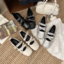 Women Flats - Black - View 3