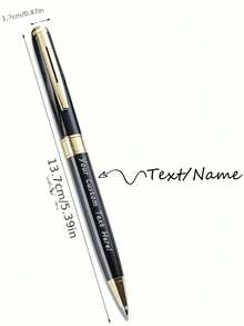 1pc Customized Metal Signature Pen - Customizable Name Or Logo, Comes With Exquisite Gift Box, Ideal For Office, Birthday, Personalized Wedding Gifts. Multifunctional, Durable, Beautiful, Reusable, Exquisite, Fashionable, High Quality, Rich Colors, Modern, Customized, Personalized, Unique, Ideal Gift For Him, Also Suitable For Dad, Mom, Family, Friends, Tea Room, Home, Garden And Other Occasions. - Multicolor - View 7