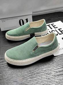 Men's Color Block Random Print Low-Top Skate Shoes, Romantic Campus Style Outdoor Casual Sports Sneakers For Teens