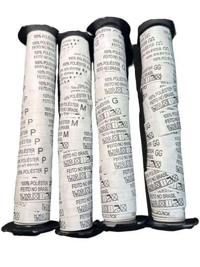 Kit 1.000 Unidades Etiqueta Interna Composição 100% Poliéster Confecção Têxtil Qualidade Moda Costura