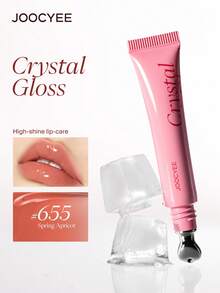 JOOCYEE CRYSTAL GLOSS Lip Gloss, Moisturizing, Easy To Apply, Suitable For Beginners - 655 SPRING APRICOT - View 4