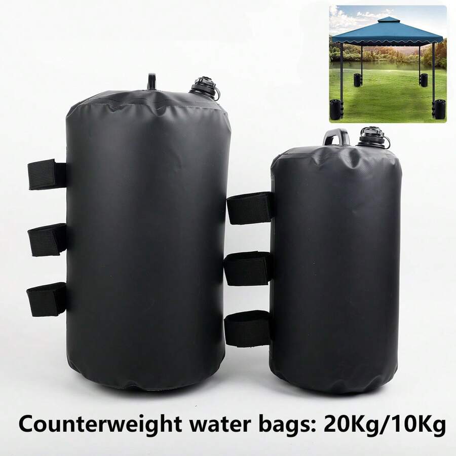 Bolsa de Água Fixa para Barraca de Acampamento Casual ao Ar Livre, Base Antivento de Guarda-sol de Publicidade, Bolsa de Armazenamento de Água para Piquenique de Grande Capacidade