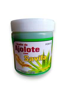 Pomada Aceite de Ajolote con Savila Pomada capilar con aceite de ajolote y sábila fortalecedor cabello crecimiento reparación natural protección caída uso diario tratamiento profundo - Verde - Ver 1