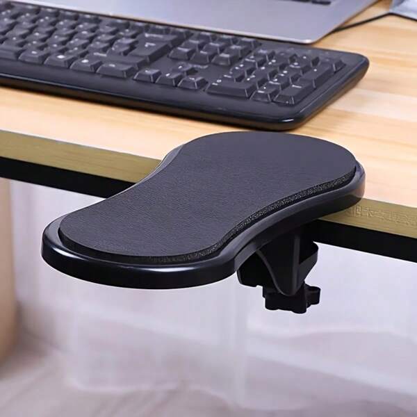 1 pieza Apoyo cómodo para el codo y el brazo en el escritorio de oficina, adecuado para juegos y trabajo de oficina, versión negra, sin olor, no necesita energía o batería para configurar el teclado y el mouse