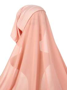 1 Stück Damen einfarbiger Chiffon Rohrschal Hijab, modische vielseitige, bequeme und atmungsaktive Hijab Accessoires, geeignet für den täglichen Gebrauch