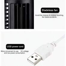 Ventilador De Torre Mini Ventilador De Torre Mini Turbo Estructura - Negro - Ver 3