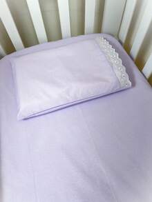 Laura Baby 2-Piece Sheet Set For American Standard Crib Or Mini Crib 100% Cotton - 紫丁香 - 查看 1
