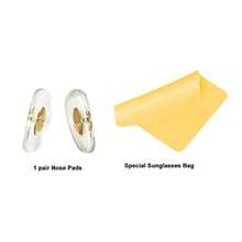 Replacement Se Pads For RayBan Aviator RB3025 3026 Sunglasses Repair Kits Se Pads Gold Bonus Sunglasses Cloth (Assorted Colors) - 如圖 - 查看 2