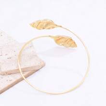 1 pièce Bracelet à coquillage doré de style européen et américain Ins, accessoire de vacances à la plage vintage