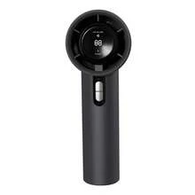 15000 RPM Silent Fan, Usb Rechargeable & 12 Hours Battery Life, 1-100 LED Digital Fan Holiday, Small And Portable, Suitable For Outdoor Sports, Camping, Hiking, Cool Stuff For Teens, Traveling Gadgets - 霧面黑 - 查看 1