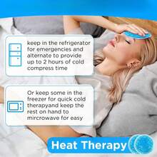 2/6/10 Pcs Small Round Gel Ice Packs Reusable Cold Ice Packs, Cold Hot Compress For Pain Relief, Injuries, Wisdom Teeth, Breastfeeding, Tired Eyes, Face, Neck, Headaches - Multicolor - View 4