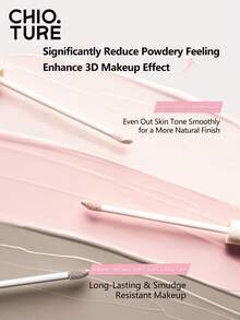 CHIOTURE 液体遮瑕高光棒提亮遮瑕哑光鼻影持久妆效适合初学者 - 01 Ashy Brown - 查看 3