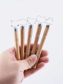 5 piezas Juego de herramientas de escultura de cerámica, plantilla de raspador de metal para la fabricación de asas de tetera, taza, jarrón, tazas de cerámica, corte de arcilla - No eléctrico, herramientas de acabado de cerámica | Aplicable para cerámica, arcilla, escultura, asas de tazas y talla grande. - Multicolor - Ver 8