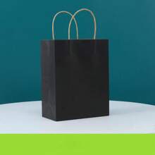 10 Sacolas de Presente Rosa - Adequadas para Dia dos Namorados, Aniversário, Casamento, etc. | Sacolas Reutilizáveis para Compras e Viagem com Alças (14 cm x 20 cm)