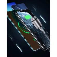 Dual-Port Mini USB Car Charger, Fast Charging, Metallic Finish, Male To Female Connector With Ring Design, PD30W, Type-C, Compatible With Smartphones And Devices, Essential Car Power Accessory, No Battery, Ideal For 11 Festive Gifts - Multicolor - View 2